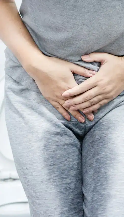 Image of woman had accident and needing stress incontinence treatment Bradford 